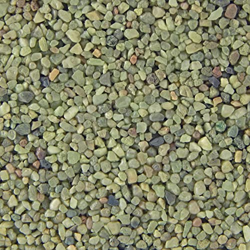 Terralith Buntsteinputz 15kg in pastellgrün, Sockelputz für Innen und Außen mit Reinacrylat Bindemittel aus Naturstein, 1-2mm Körnung (T21) von Terralith