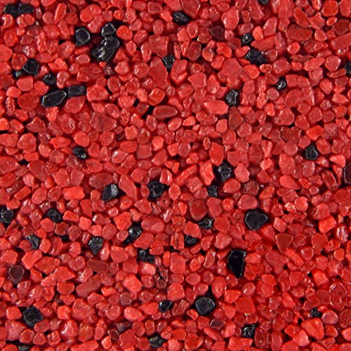 Terralith Buntsteinputz 15kg in rot, Sockelputz für Innen und Außen mit Reinacrylat Bindemittel aus Naturstein, 1-2mm Körnung (T05) von Terralith