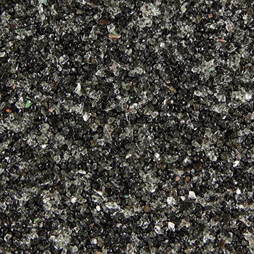 Terralith Buntsteinputz 15kg in schwarz-glas, Sockelputz für Innen und Außen mit Reinacrylat Bindemittel aus Naturstein, 1-2mm Körnung (T79) von Terralith
