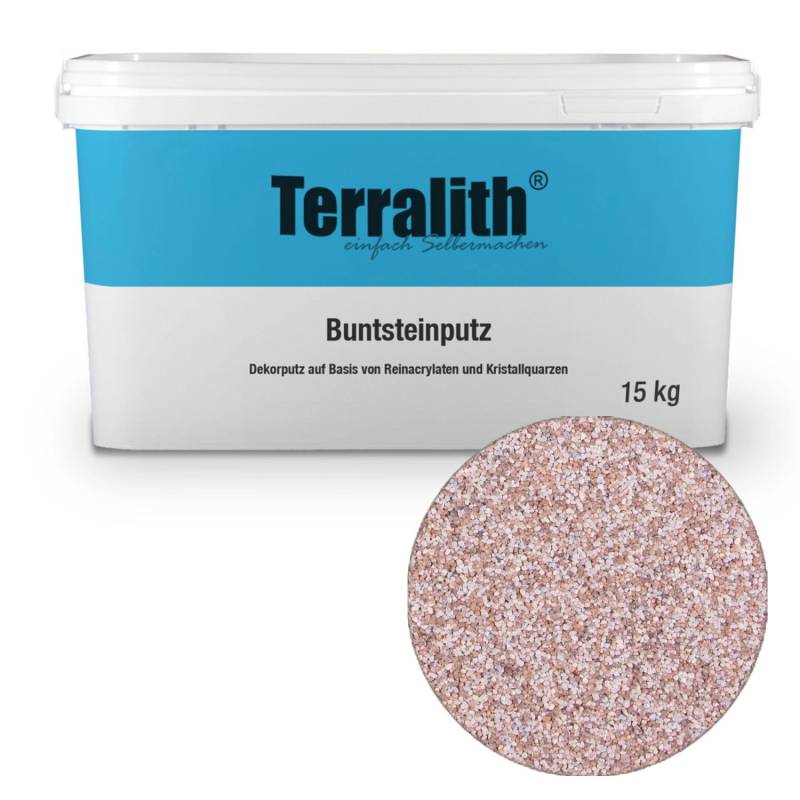 Terralith Buntsteinputz Mosaikputz 1mm -15 kg- BSP1059 Braun von Terralith