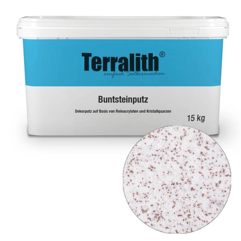 Terralith Buntsteinputz Mosaikputz 1mm -15 kg- BSP1093 Weiss Beige von Terralith