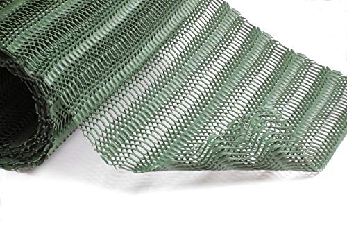 TERRAM GrassProtecta® Standard (1,2kg/m²), befahrbares Rasengitter aus Kunststoff, 1m x 10m Plus 50 Befestigungshaken aus Stahl zum Paketpreis von Terram