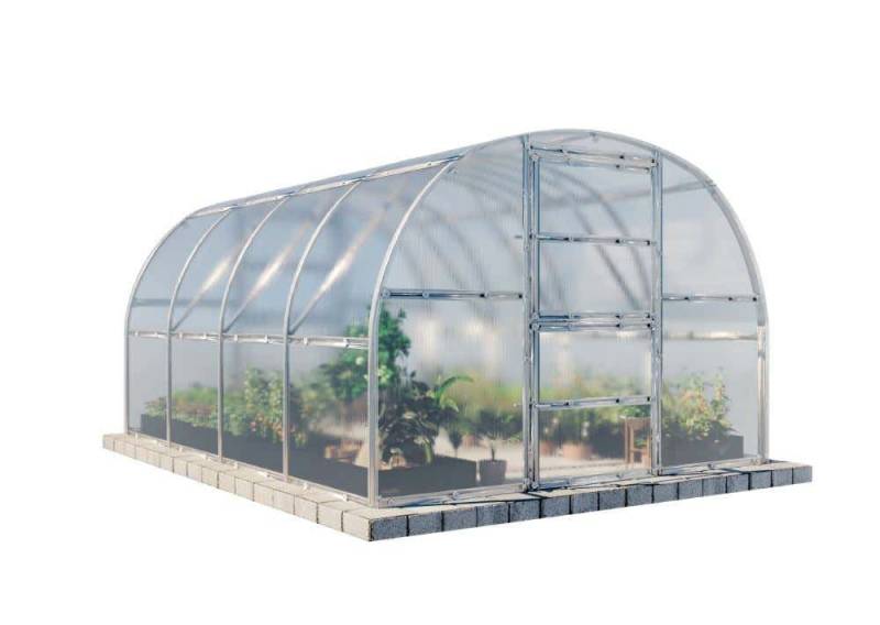 Terrando Gewächshaus Estragon 3x4m, BxTxH: 300 x 400 x 245 cm von Terrando