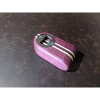 Premium Handgemachter Purpleheart Und Ahorn Hartholz Flaschenöffner von TerraprintLLC