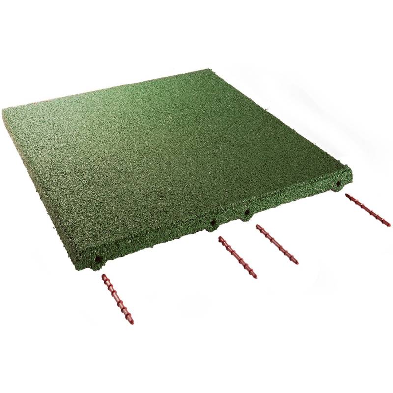 Terrasoft Fallschutzplatte 3 cm Grün 10 m² Paket von Terrasoft