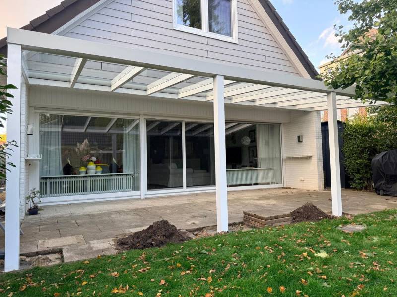 Terrasse2000 Terrassendach Terrassenüberdachung Barcelona Weiss mit Glas in verschiedenen Größen, BxT: 300x200 cm, Bedachung VSG Glas Terrasse2000 Terrassendach Terrassenüberdachung Barcelona Weiss mit Glas in verschiedenen Größen, BxT: 300x200 cm, Bedachung VSG Glas von Terrasse2000