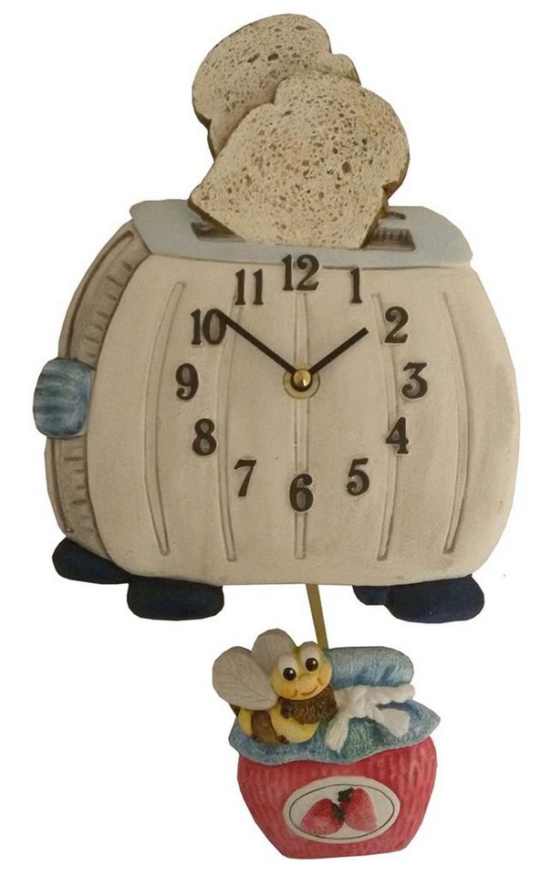 Terrastudio Wanduhr Horloge à pendule « Toaster et abeille » - Terrastudio Modèle: 00.2206 von Terrastudio