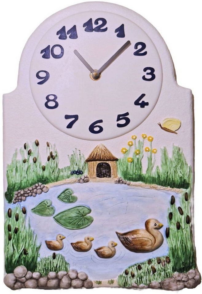 Terrastudio Wanduhr Küchenuhr "See mit Enten" - Terrastudio Modell: 00.2606 von Terrastudio