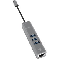 Terratec CONNECT C2 USB-C® (USB 3.2 Gen 2) Multiport Hub Grau von Terratec