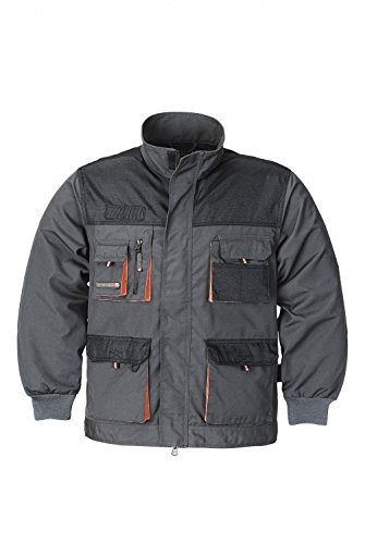 Terratrend JOB Arbeitsjacke, Farbe grau/schwarz/orange, Gr��e 48 von Terratrend JOB