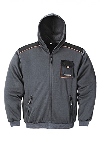 Terratrend Job Sweatjacke dunkelgrau/schwarz Größe 2XL von Terratrend Job