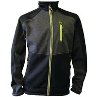 Strickfleecejacke Größe XXXL dunkelgrün/schwarz/lime von Terrax Workwear