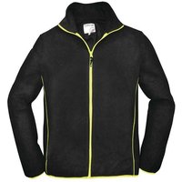 Terrax Herren Fleecejacke Größe m schwarz/limette von Terrax Workwear