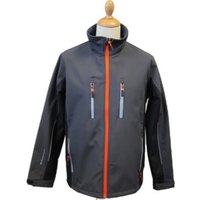 Terratrend Job Softshelljacke dunkelgrau/schwarz Größe 2XL von Terrax