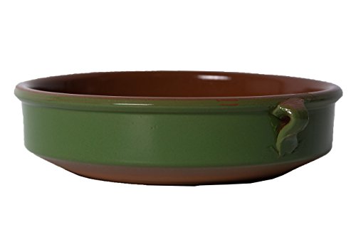 Terrissaires - Terrakotta, Tonschale, Grüne Cazuela 17 cm Durchmesser von Terrissaires