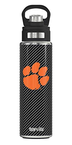 Tervis Clemson Tigers Isolierter Becher, edelstahl, Carbon Fiber von Tervis