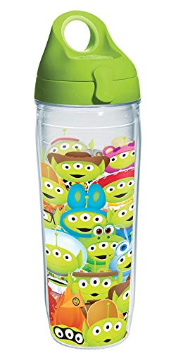 Tervis Doppelwandiger Disney Pixar Toy Story Alien, isolierter Trinkbecher hält Getränke kalt und heiß, 680 ml Wasserflasche, Collage von Tervis