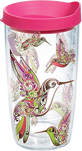 Tervis HUMMINGBIRDS Isolierter Becher, 473 ml, transparent innen von Tervis