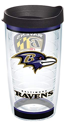 Tervis NFL Baltimore Ravens-Tradition Isolierter Becher, 473 ml, klassisch von Tervis