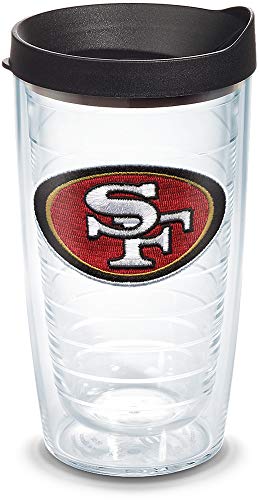 Tervis NFL Becher mit Deckel NFL San Francisco 49Ers 16oz farblos von Tervis