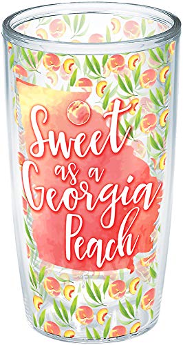 Tervis Sweet as a Georgia Peach Isolierbecher, Kunststoff, transparent von Tervis