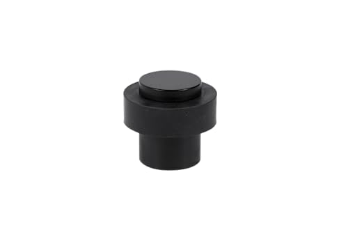 Tesa Assa Abloy, TOPINOXRNE, Bodenstopper D45 x 42 mm, Edelstahl, Schwarz von Tesa Assa Abloy