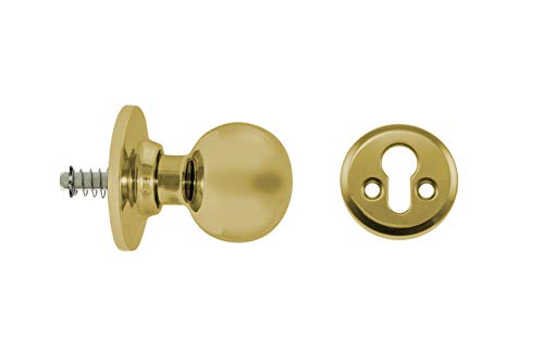 Tesa Assa Abloy 393400LP Türknauf-Set, Messing, poliert, Funktion 34 von Tesa Assa Abloy