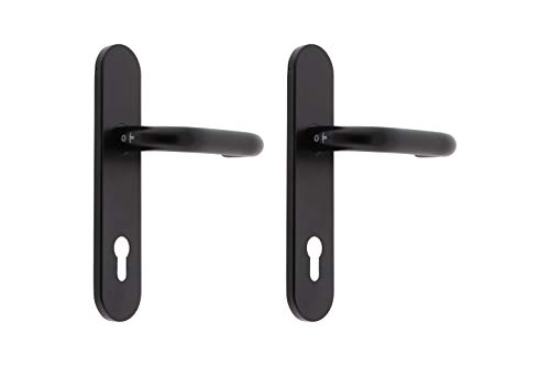 Tesa Assa Abloy Sena 2030F Türklingel 85 mm, Vierkant 8 mm, schwarz von Tesa Assa Abloy