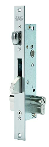 Tesa - Türschloss, silber, 2216BE203AI von Tesa Assa Abloy