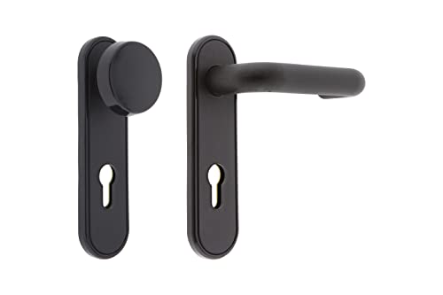 tesa Assa Abloy, metf972nm, Türgriff/Türknauf Schlüssel 72 mm Schwarz Matt. von Tesa Assa Abloy