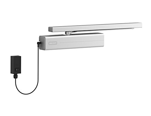 Tesa Assa Abloy DC700FM-DEV1 DC700FM Schiebetürschließer mit Schiebeführung für Türen, Silber von Tesa Assa Abloy