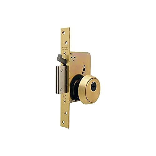 Tesa Assa Abloy R201NT66T R201N Sicherheitsschloss mit Hebel und Haken, 60 mm T60 Zylinder, Messing-Finish TESA R201 HN T-60 60 LP, Cilindro 30 x 30 mm von Tesa Assa Abloy