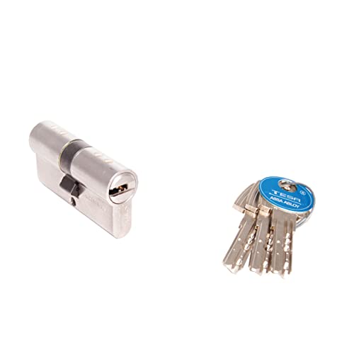 tesa Assa Abloy t8553040 N Zylinder Große Sperrnocken, vernickelt, 30 x 40 mm von Tesa Assa Abloy