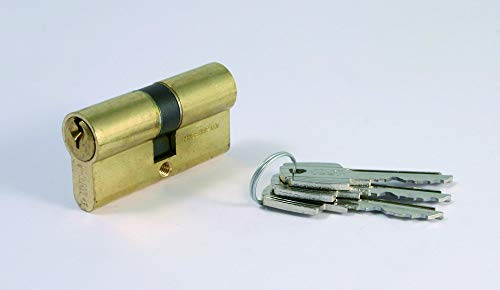 tesa TE5 – Zylinder 2030/40 x 45 messingfarben von Tesa Assa Abloy