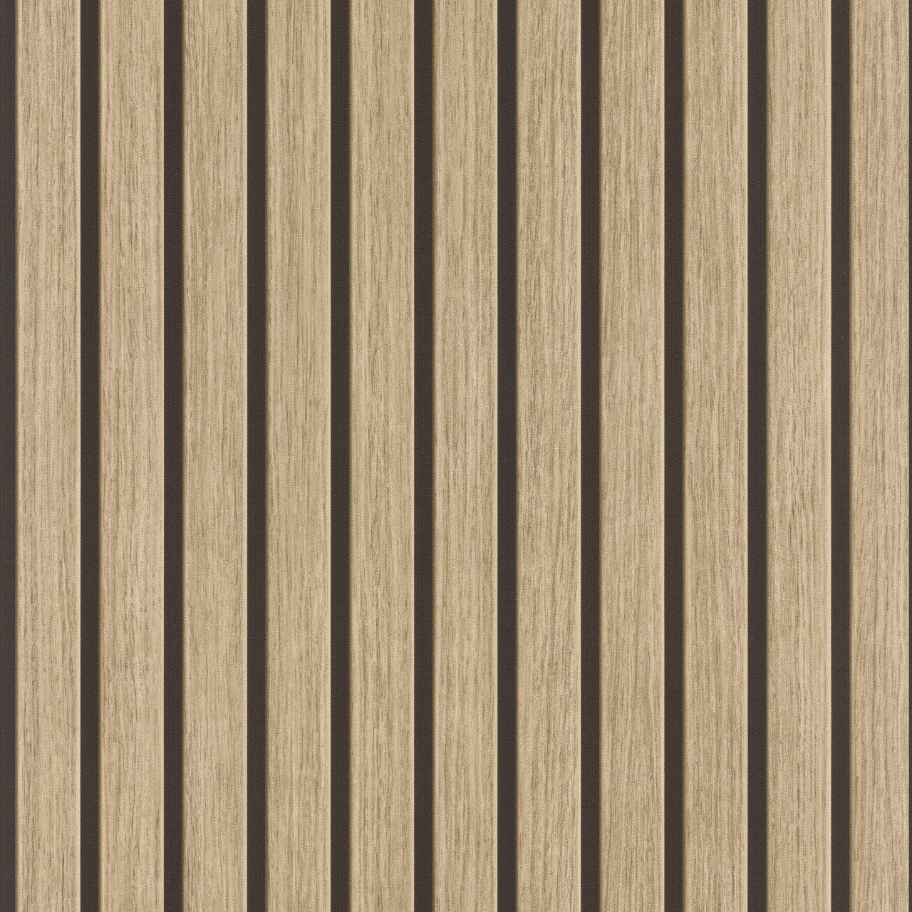 Tesa x Rasch selbstklebende Tapete Akustikpaneele Optik braun beige 6 x 0,53 m von Tesa Rasch
