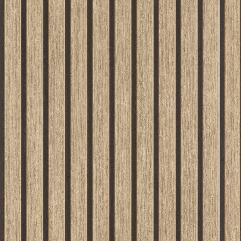 Tesa x Rasch selbstklebende Tapete Akustikpaneele Optik braun beige 6 x 0,53 m von Tesa Rasch