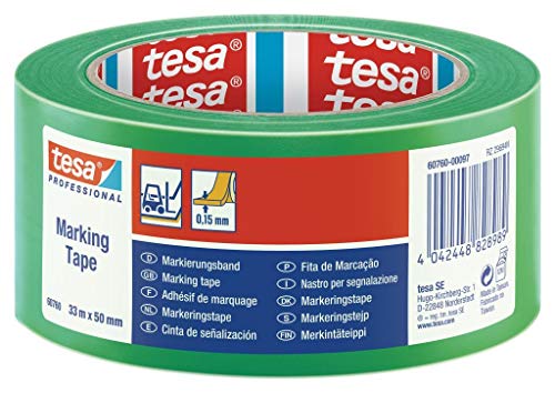 Markeringstape Tesa 60760 PVC 50mmx33m groen Markeringstape Tesa 60760 PVC 50mmx33m groen von tesa