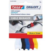 5 tesa Klettkabelbinder ON & OFF® CABLE MANAGER farbsortiert 5 tesa Klettkabelbinder ON & OFF® CABLE MANAGER farbsortiert von Tesa