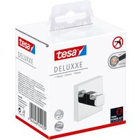 Deluxxe Handtuchhaken, verchromt - Bad-Haken zur Wandbefestigung ohne Bohren, inkl. Klebelösung - 39 mm x 50 mm x 50 mm - Tesa Deluxxe Handtuchhaken, verchromt - Bad-Haken zur Wandbefestigung ohne Bohren, inkl. Klebelösung - 39 mm x 50 mm x 50 mm - Tesa von Tesa