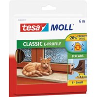 tesamoll® 5463 E-Profile Gummidichtung 6 m × 9 mm braun von Tesa