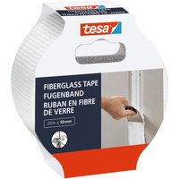 Tesa - Glasfaserband - Reparaturband aus Glasfaser zum Reparieren, Abdichten und Abdecken - für raue und glatte Oberflächen - reißfest - 20 m x 50 mm von Tesa