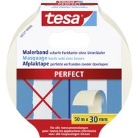 Malerband Perfect 50 m x 30 mm beige Malerkrepp Kreppband Abdeckband - Tesa von Tesa