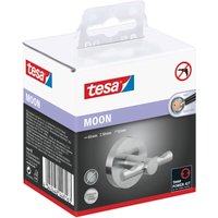 Tesa - moon Handtuchhaken, verchromter Edelstahl - Bad-Haken zur Wandbefestigung ohne Bohren, inkl. Klebelösung - 53 mm x 65 mm x 50 mm Tesa - moon Handtuchhaken, verchromter Edelstahl - Bad-Haken zur Wandbefestigung ohne Bohren, inkl. Klebelösung - 53 mm x 65 mm x 50 mm von Tesa