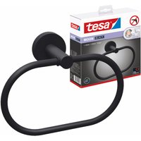 Moon black Handtuchring, matt schwarz - Handtuchhalter-Ring oval - zur Wandbefestigung ohne Bohren, inkl. Klebelösung - 53 mm x 184 mm x 130 mm - Tesa Moon black Handtuchring, matt schwarz - Handtuchhalter-Ring oval - zur Wandbefestigung ohne Bohren, inkl. Klebelösung - 53 mm x 184 mm x 130 mm - Tesa von Tesa