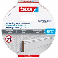 Doppelseitiges tesa Montageband für Tapeten 5m x 19mm Doppelseitiges tesa Montageband für Tapeten 5m x 19mm von Tesa