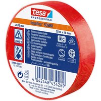 Tesa - 10 x isolan-klebeband. rotes zertifikat mm.19 (mt.25) von Tesa