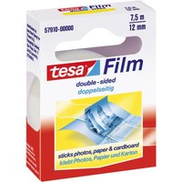 Tesa - 57910-00000-02 Doppelseitiges Klebeband film® Transparent (l x b) 7.5 m x 12 mm 1 St. von Tesa