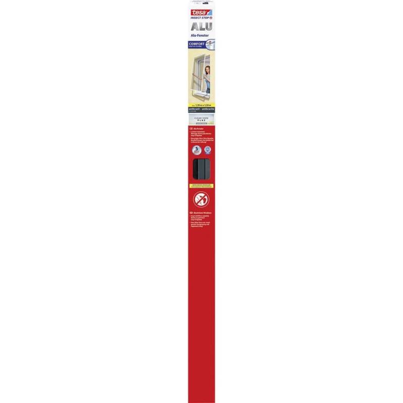 Tesa Alu Comfort 55195 00003 00 Fliegengitter 1200 Mm X 1500 Mm Anthrazit Gitter B-Ware von Tesa