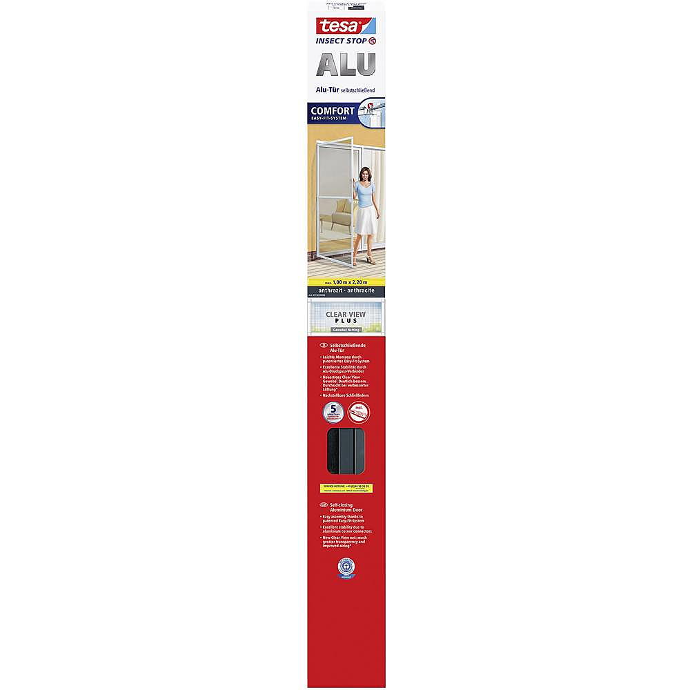 Tesa Comfort Alu 55192 03 Fliegengitter 2200 Mm X 1000 Mm Anthrazit 1 St. B-Ware Tesa Comfort Alu 55192 03 Fliegengitter 2200 Mm X 1000 Mm Anthrazit 1 St. B-Ware von Tesa