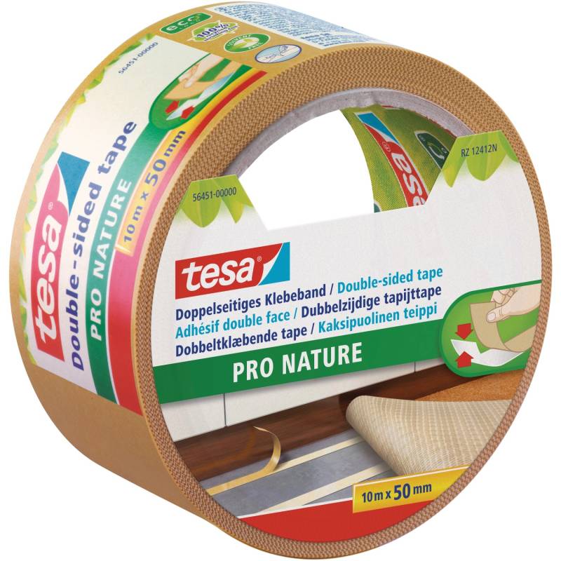 Tesa Doppelseitiges Klebeband Eco Fixation 10 m x 50 mm von Tesa